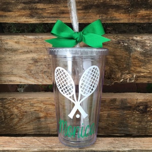 Tennis Tumbler, Personalized Tennis Tumbler, Tennis Cup, Tennis Team Gifts, Tennis Coach Gift, Tennis Gifts, Gift for Tennis Player