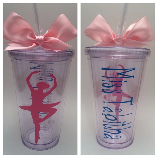 Dance Gifts, Ballet Gift, Dance Recital Gift, Dance Teacher Gift, Personalized Dance Gift, Ballerina Gifts, Ballerina Tumbler, Ballet Dancer