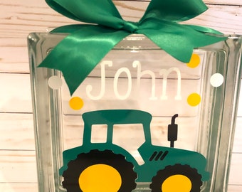 Tractor Kids Personalized Piggy Bank, Kids Piggy Bank, Custom Piggy Bank, Truck Piggy Bank, Piggybank