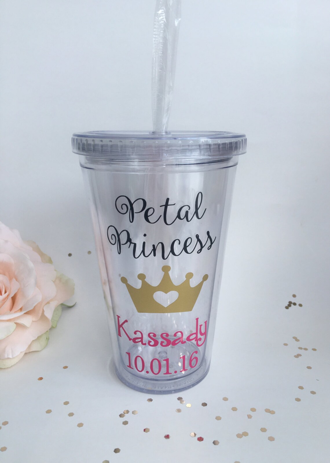 Flower Girl Gift Flower Girl Cup Bridal Party Gift Gift for Etsy