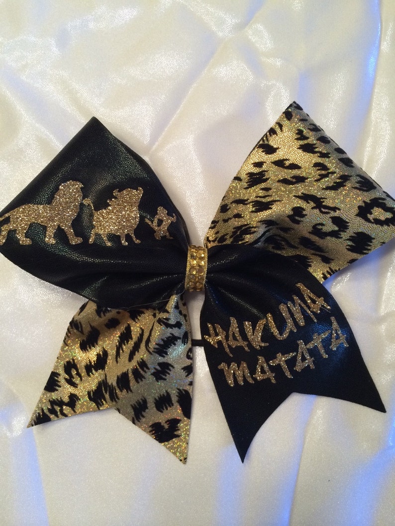 Hakuna Matata Cheer Bow