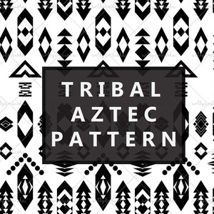 TRIBAL AZTEC PATTERN Svg - Svg, Aztec Svg, Tribal Pattern, Seamless Pattern Svg, Svg File, Boho Svg, For Commercial Use