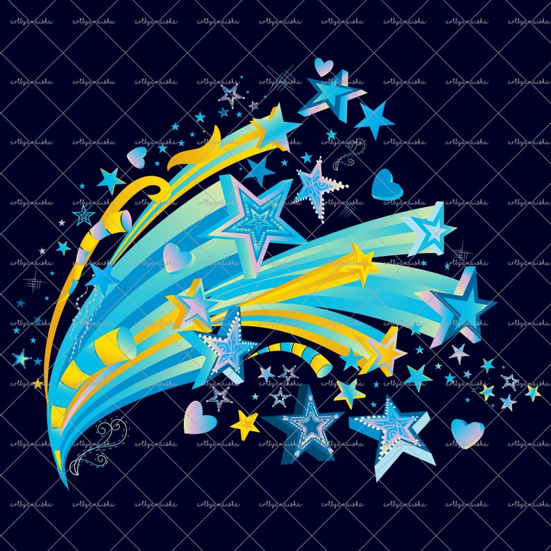 Shooting Star Sparkle Svg Stars Svg Shooting Stars Shooting Etsy