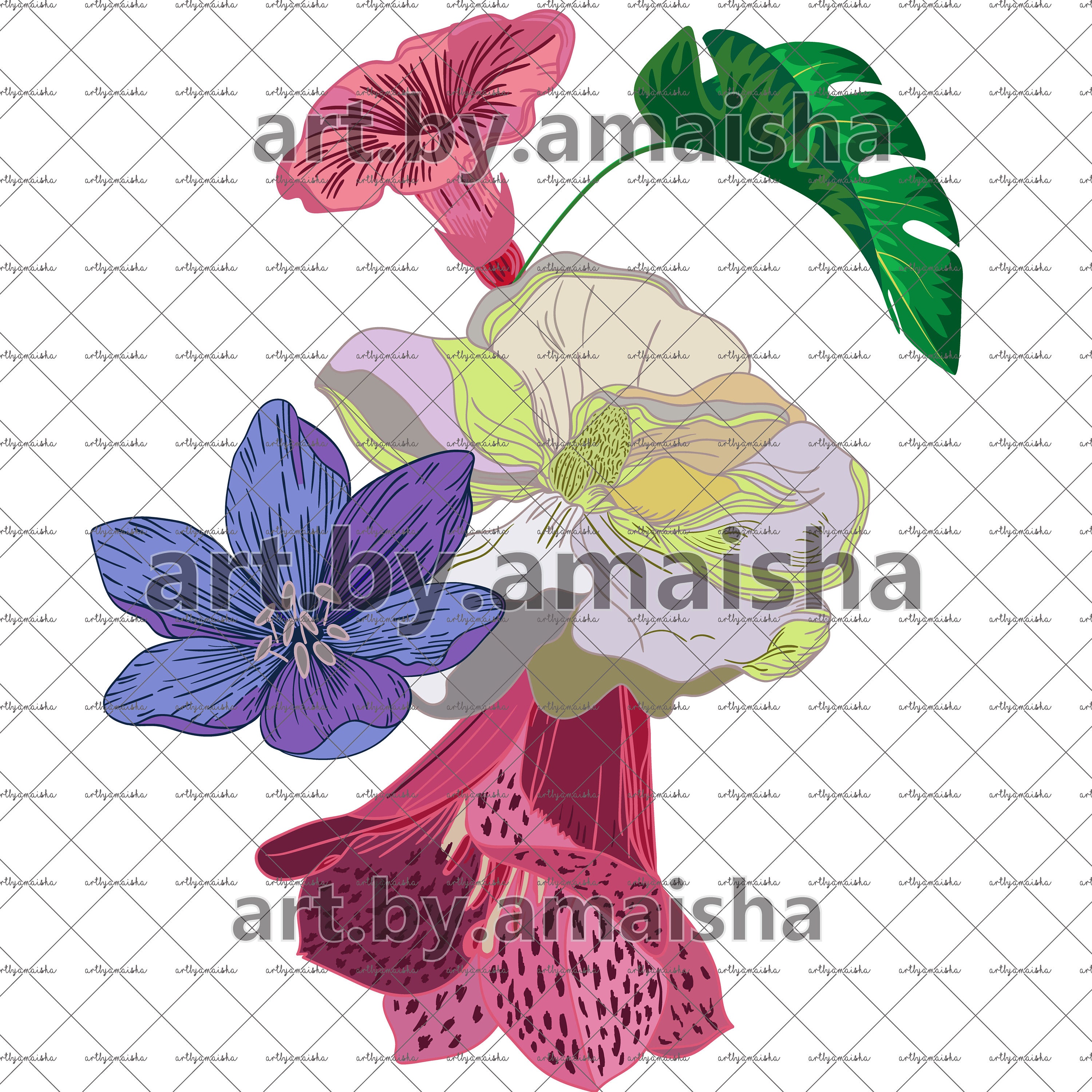 Lilly Floral Svg, Eps, Vector Pattern, Lilies SVG EPS, Lily Wreath Svg ...