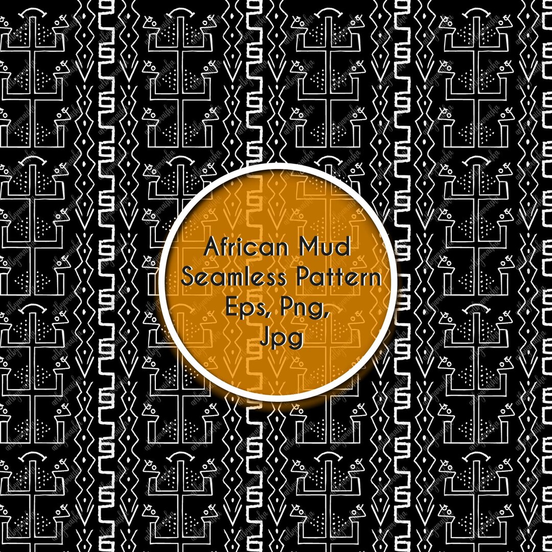Ankara African Fabric Pattern, Ankara Wax, Mud Digital Papers, Ankara ...