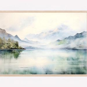 Terra Nova National Park Watercolor Painting Art Print, Terra Nova National Park Poster, Canada National Parks, Canada Travel Poster, Gift