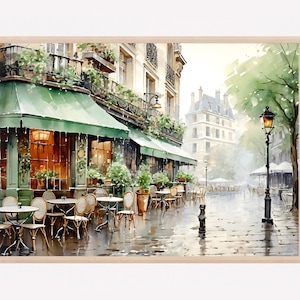 Paris Street Art Print, City Wall Art, France Art, Parisian Poster, Paris Decor, Paris Gift, Travel Gift, Travel Poster, Europe Wall Art