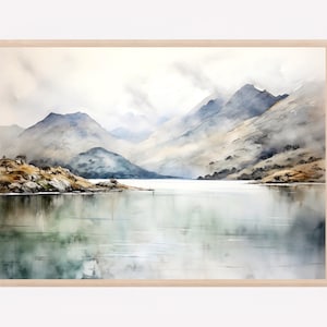 Terra Nova National Park Watercolor Painting Art Print, Terra Nova National Park Poster, Canada National Parks, Canada Travel Poster, Gift