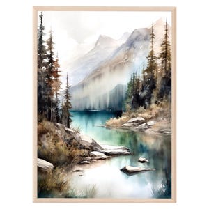 Banff Print, Banff National Park Poster, Banff Wall Art, Banff Poster, Canada Poster, Banff Art, National Park Poster, Banff Canada