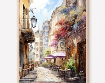Vienna Travel Painting Art Print Vienna Poster Wall Art Austria Vintage Style Poster Travel Poster Gift Vienna Print Art Print Home Gifts