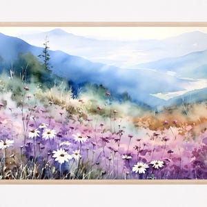 Scenic Blue Ridge Parkway Painting - Appalachian Mountain Art for Home Decor - Nature Lover Gift