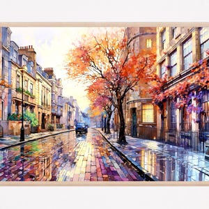 London Watercolor Painting Art Print, London Wall Art, England Poster, Travel Gift, Travel Poster, Housewarming, Wedding Gift