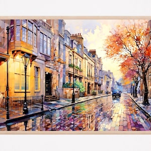 London Watercolor Painting Art Print, London Wall Art, England Poster, Travel Gift, Travel Poster, Housewarming, Wedding Gift