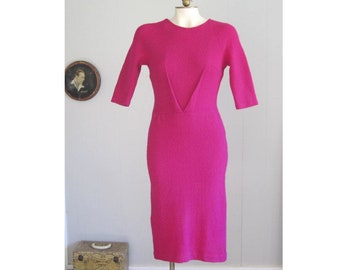 hot pink dress australia Hot Pink Linen Maxi Dress main image 1