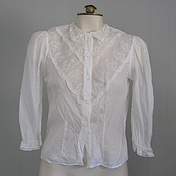 sleeveless victorian blouse
