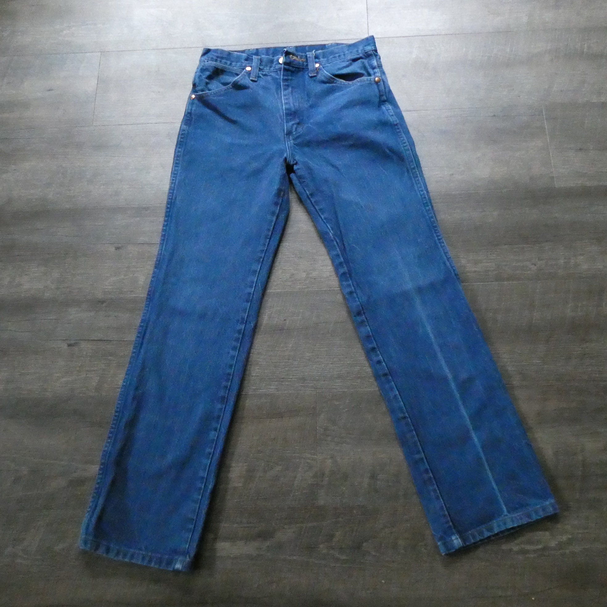 1980s Vintage Wrangler Jeans '80s '90s Distressed Denim
