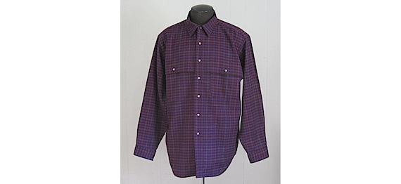 Vintage Pendleton Wool Shirt / Pendleton Plaid Fl… - image 1