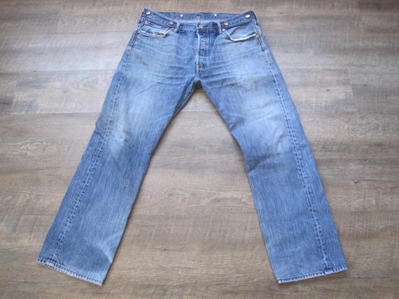 Levi's 501 Bucksaw Logger Jeans / Levi 501 Button Fly… - Gem