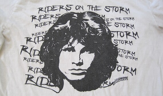 Vintage 1985 Jim Morrison Doors T-shirt: Riders on the Storm - Etsy