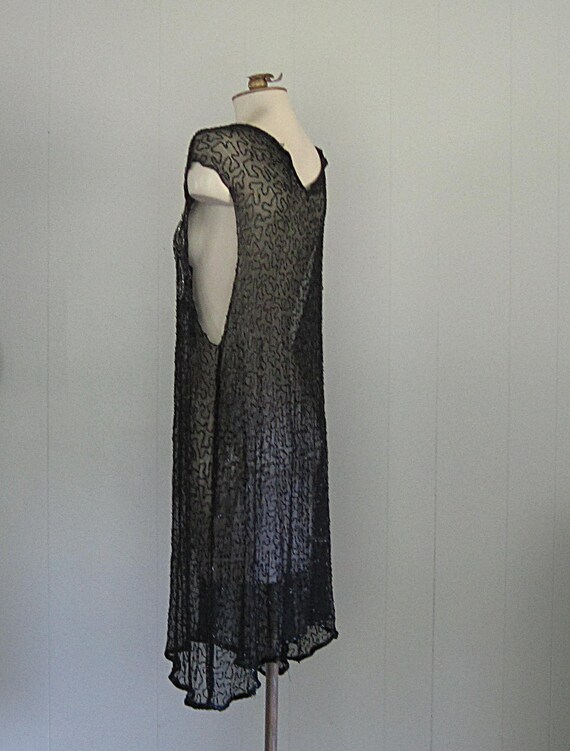 1920s Flapper Dress / Authentic Vintage '20s Silk… - image 4