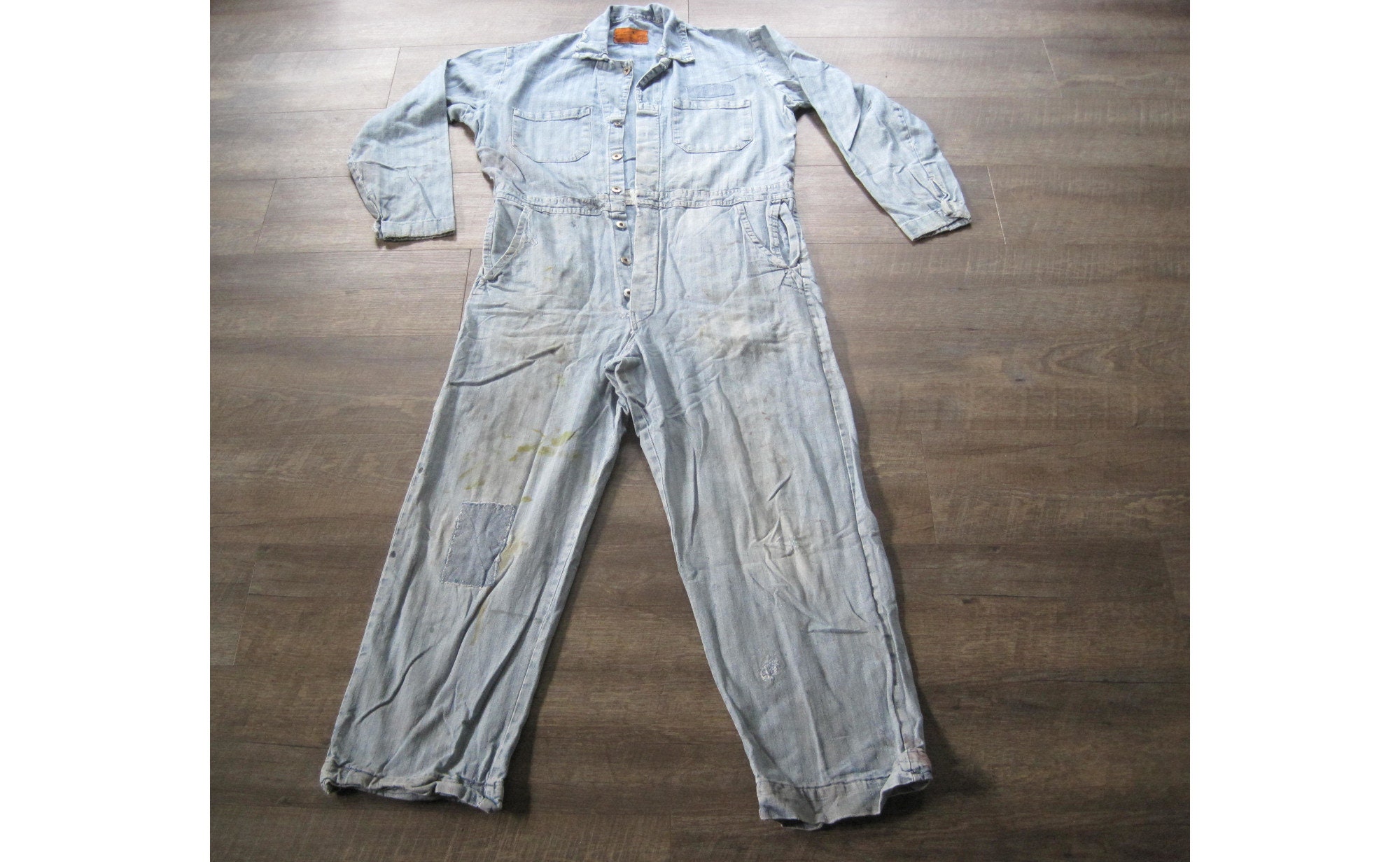 Vintage, Sears, Tradewear, Union Made, Denim, Bib Overalls