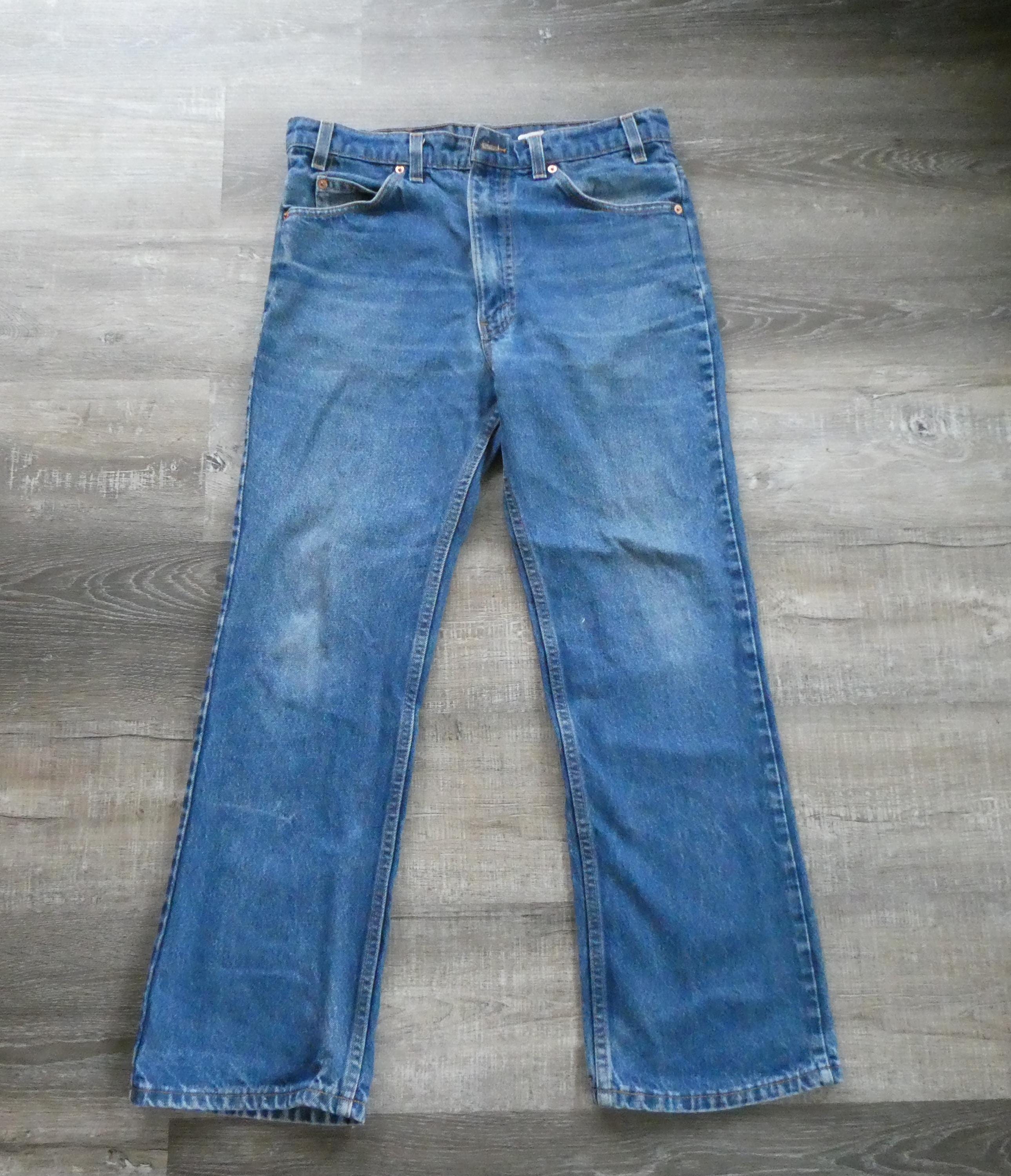 Vintage Levi's 517 Jeans: Orange Tab Boot Cut Denim (33x29) - Etsy