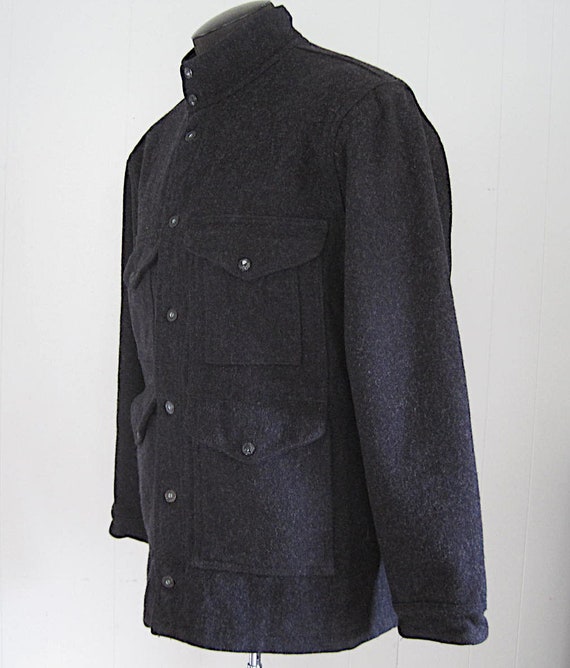 Filson Wool Greenwood Hunting Jacket / Charcoal G… - image 4
