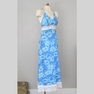Vintage Lilly Pulitzer Maxi Dress: 1960s Floral Halter Top, XS