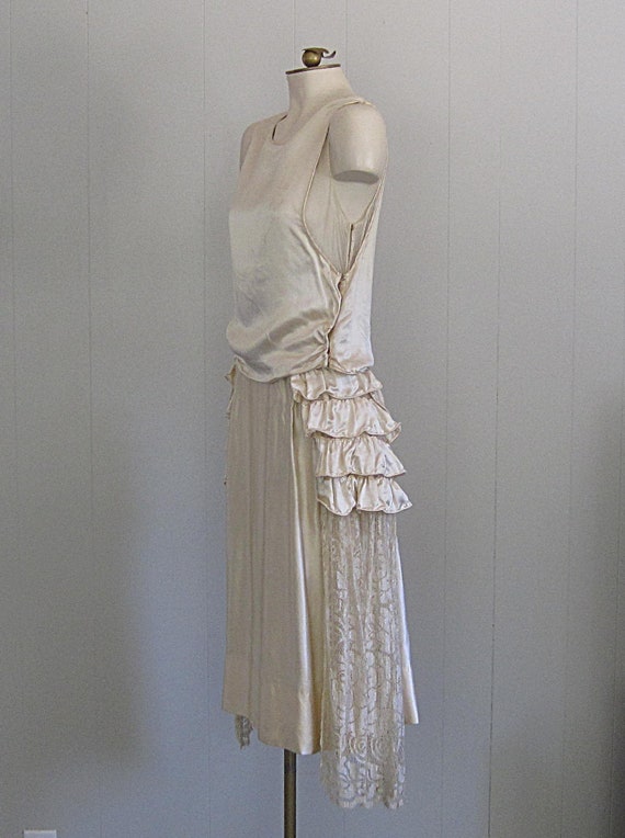 1920s Wedding Dress / Authentic Vintage '20s Ivor… - image 2