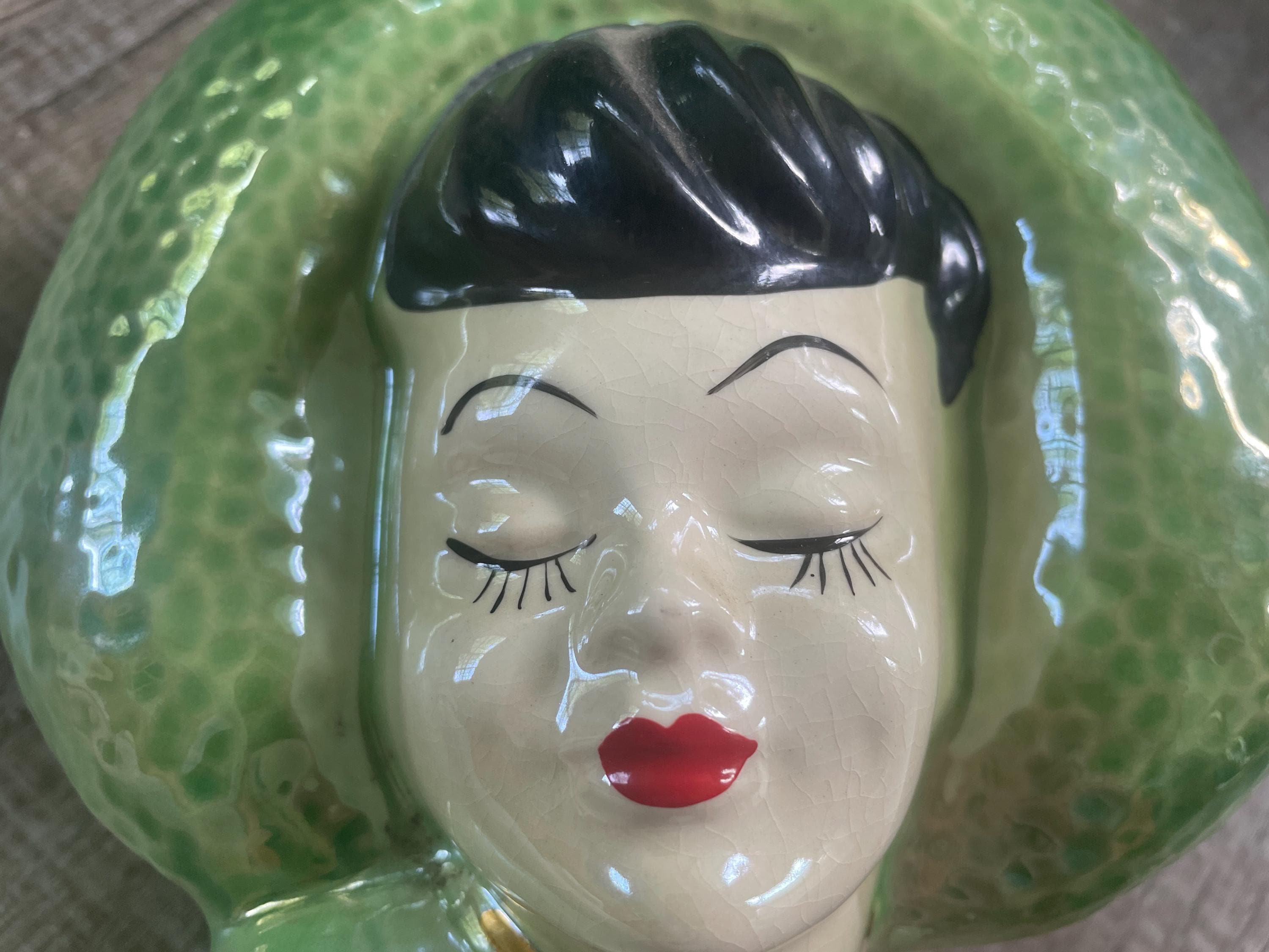 Japan Vintage Lady Head Vase - Etsy