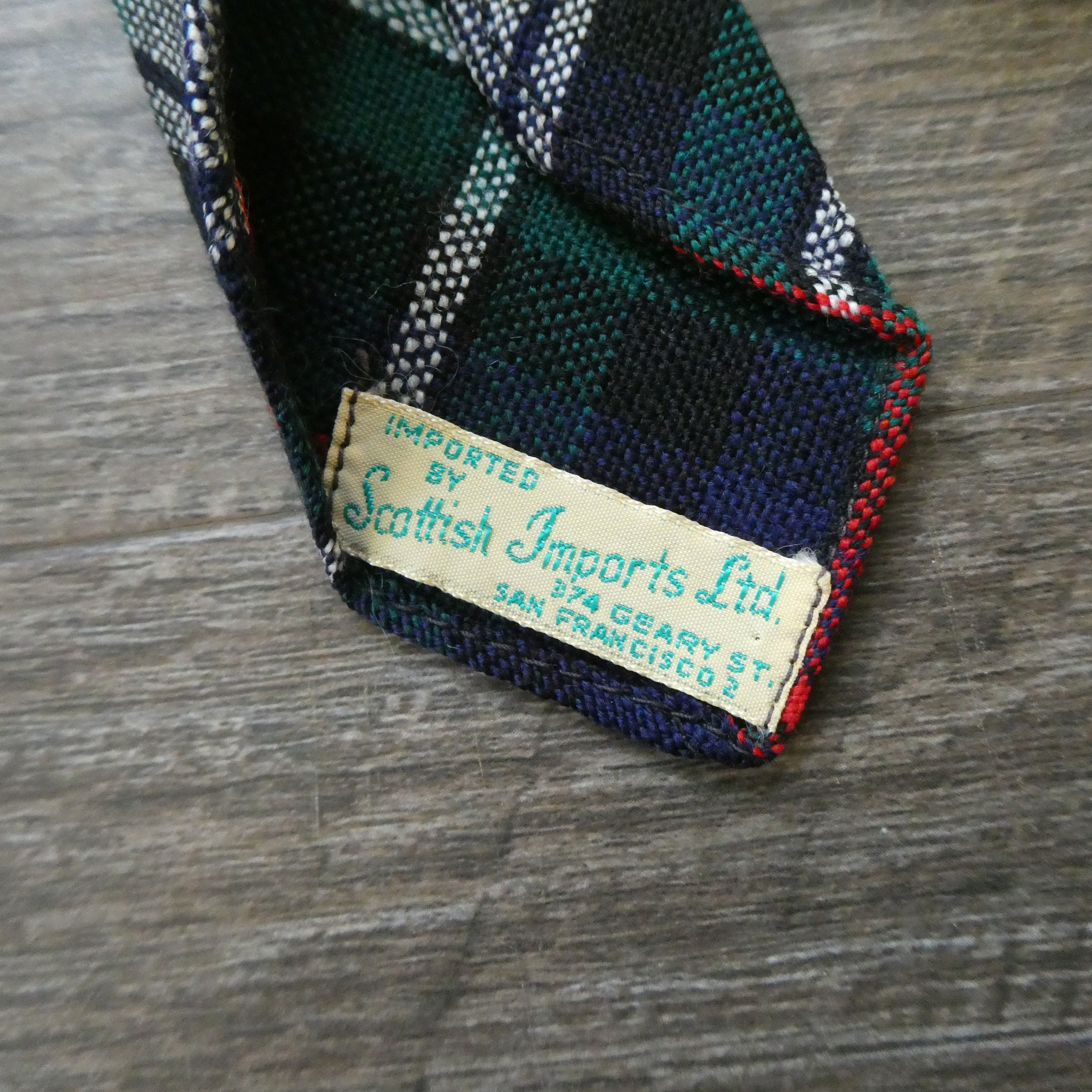 Men's Pure Wool Tartan Tie – MacKenzie Dress Ancient Tartan, Woven & Made In Scotland, 100% Wool