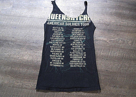 Vintage Queensryche Concert T-shirt / Upcycled He… - image 6