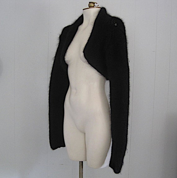 Vintage Donna Karan Black Label Angora Sweater / … - image 3