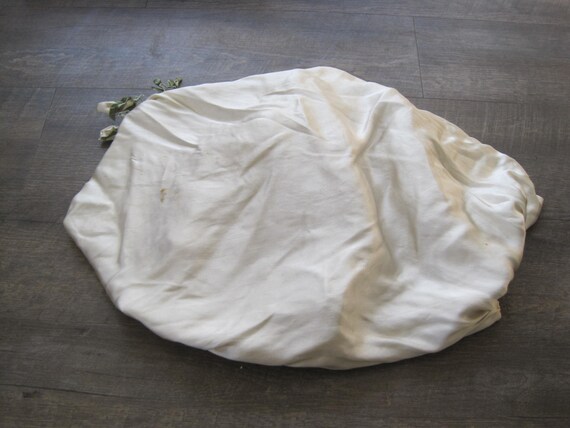 Antique Silk Flower Girl Bag / Edwardian or 1920s… - image 8