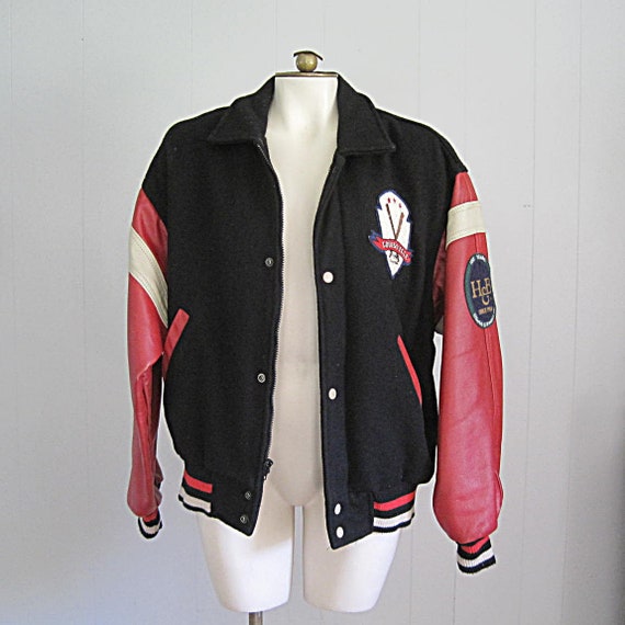 Vintage Varsity Baseball Jacket / 1990s Louisville Sl… - Gem