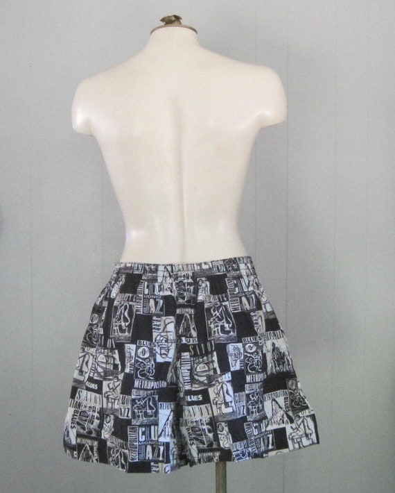 1990s Vintage ESPRIT Sport Novelty Print Cotton S… - image 3