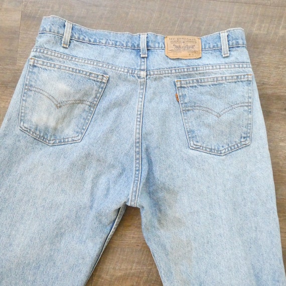 Vintage Levi Orange Tab Jeans / Levi's 505 High W… - image 7