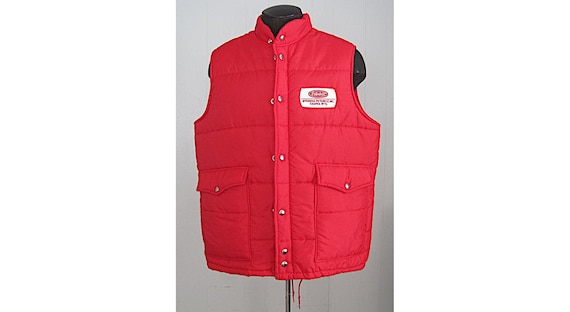 Vintage 80S Puffer Vest / 1970s '80s Vintage Quil… - image 1