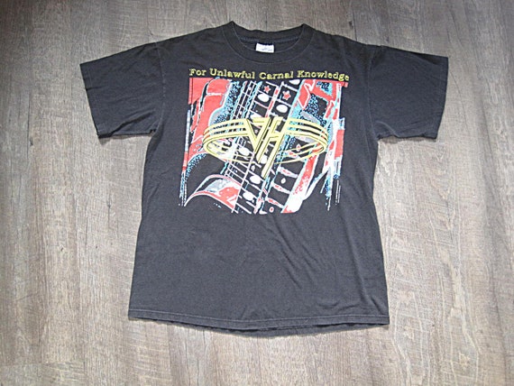 Vintage 1991 Van Halen Concert T-shirt: for Unlawful Carnal