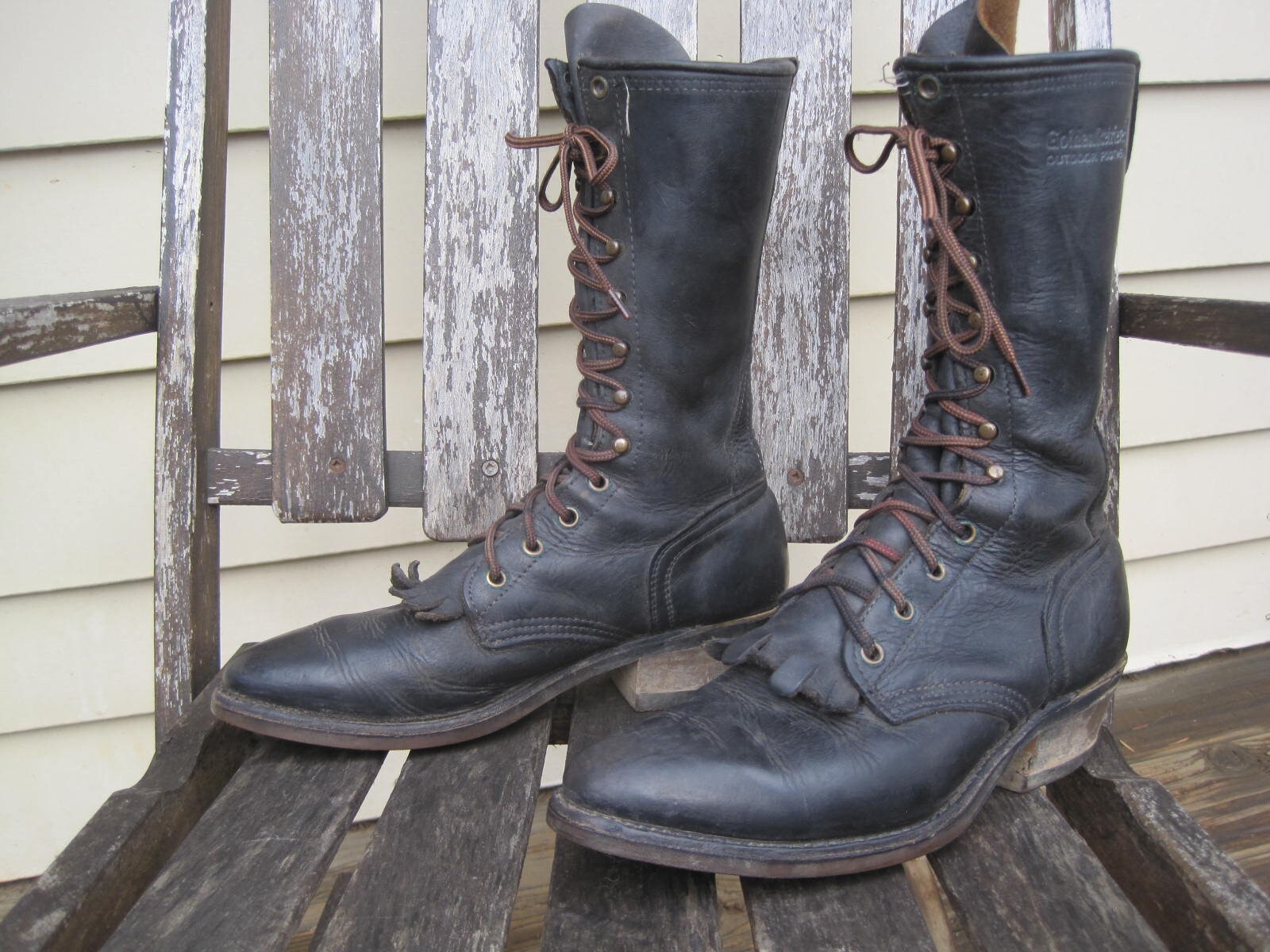 Lace up Boots 7 - Etsy