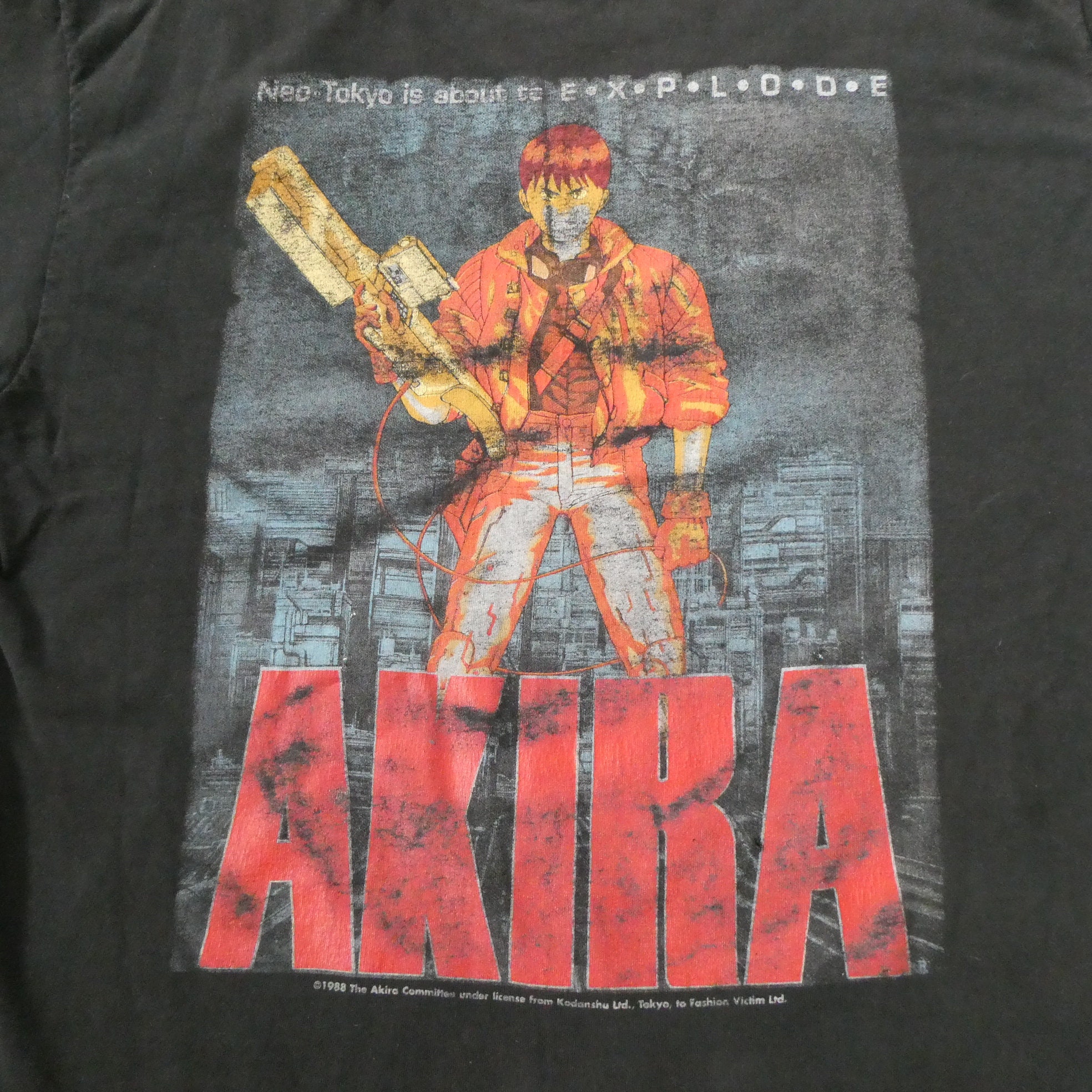 1988年AKIRAロングTシャツ　Lサイズ ヴィンテージ vintage 90's 90年代 AKIRA 1988 KANEDA EXPLODE L/S TEE