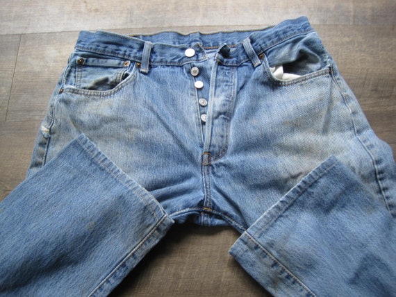 Levi 501 Vintage Jeans / Levis 501 Button Fly 34 … - image 2