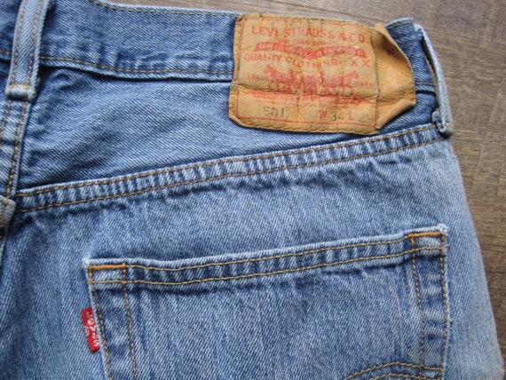 Levi 501 Vintage Jeans / Levis 501 Button Fly 34 … - image 6