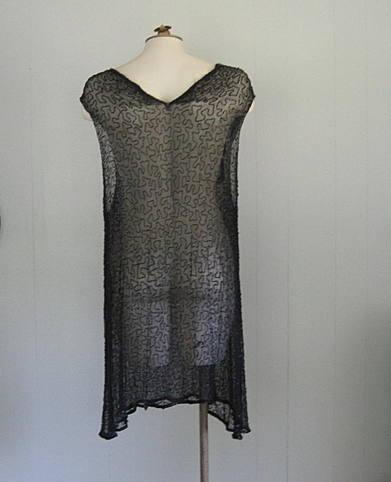 1920s Flapper Dress / Authentic Vintage '20s Silk… - image 6