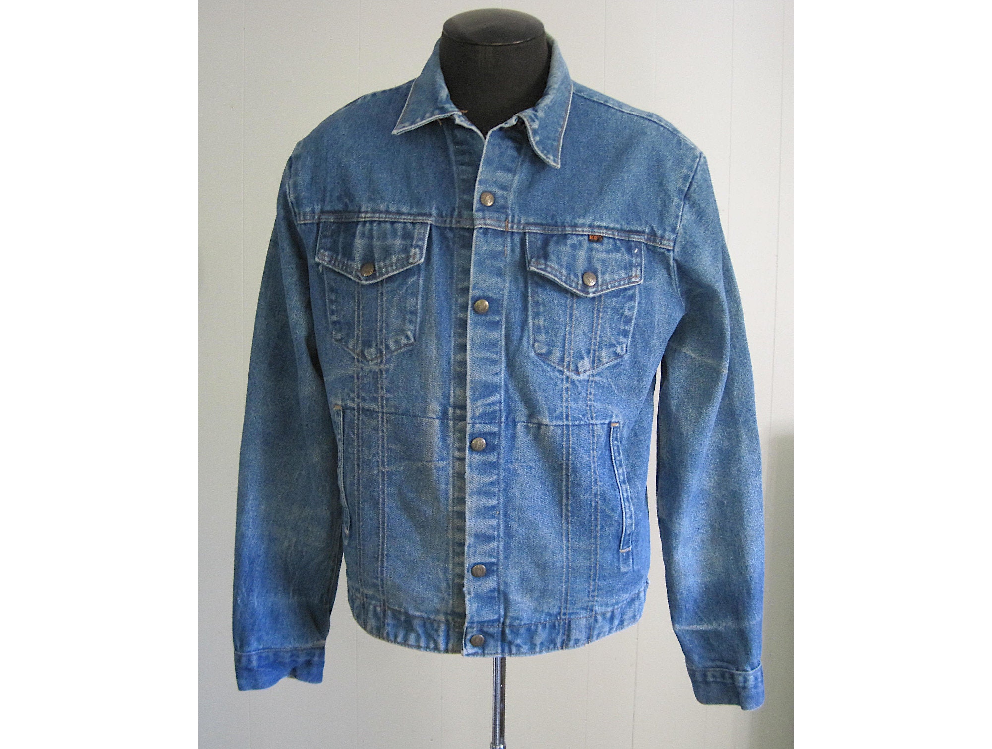 ジャケット・アウター 70's Key IMPERIAL vintage work jacket Vintage Key Imperial Denim Jacket: 1970s Workwear Trucker Jacket