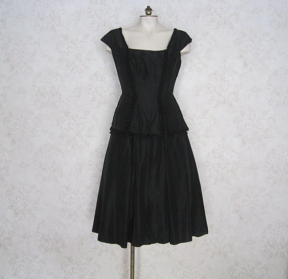 1950s Vintage Suzy Perette Cocktail Dress / 50s T… - image 2