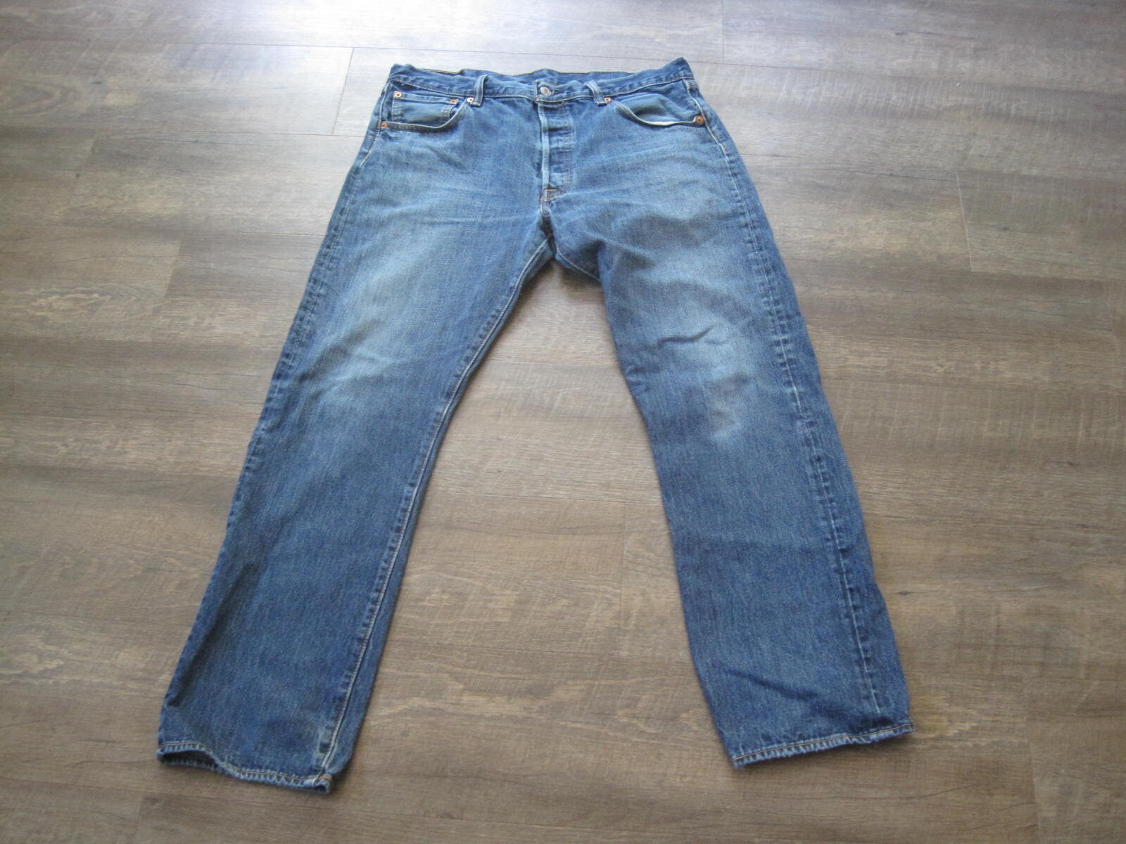 Vintage Levi's 501 Jeans: Distressed Button Fly Denim (36x32) - Etsy