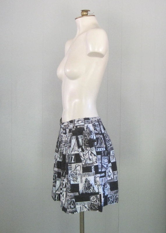 1990s Vintage ESPRIT Sport Novelty Print Cotton S… - image 2