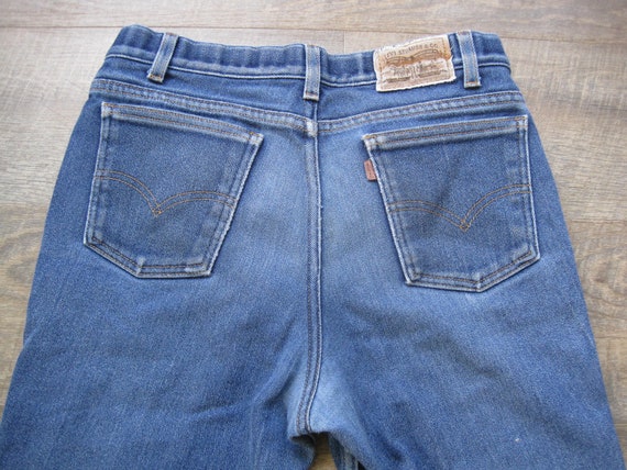 Vintage Levi's Brown Tab 32 x 28 Jeans / 1970s Vi… - image 6