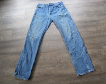 Vintage Wrangler Jeans, 80s 90s High Waist Denim (33x36)
